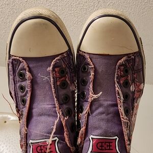 Ed Hardy Purple Sneakers